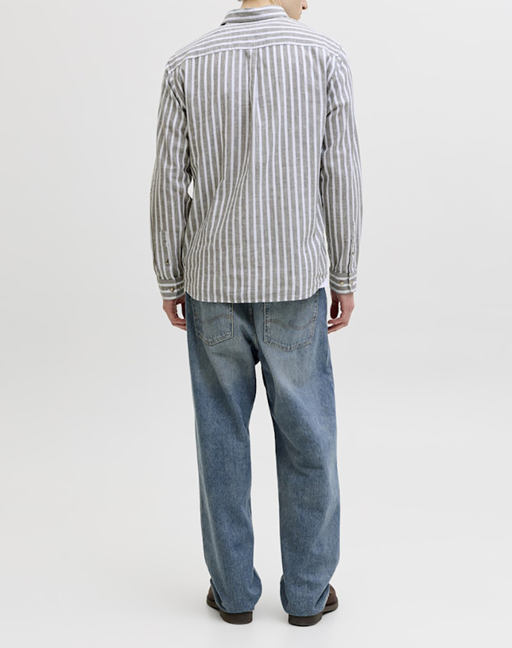 JACK&JONES JJESUMMER LINEN BLEND SHIRT L/S SN