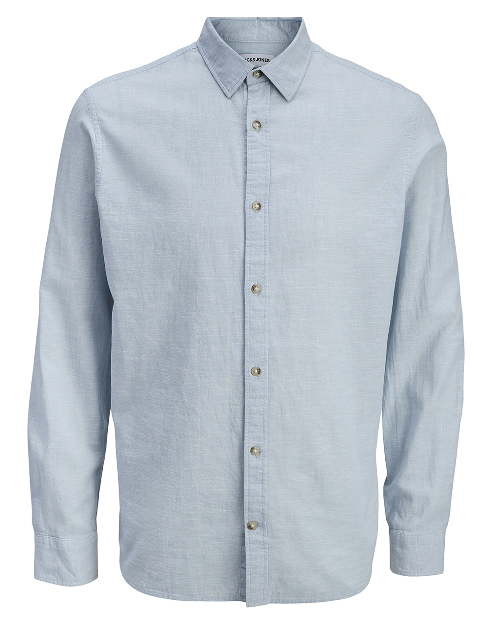 JACK&JONES JJESUMMER LINEN BLEND SHIRT L/S SN