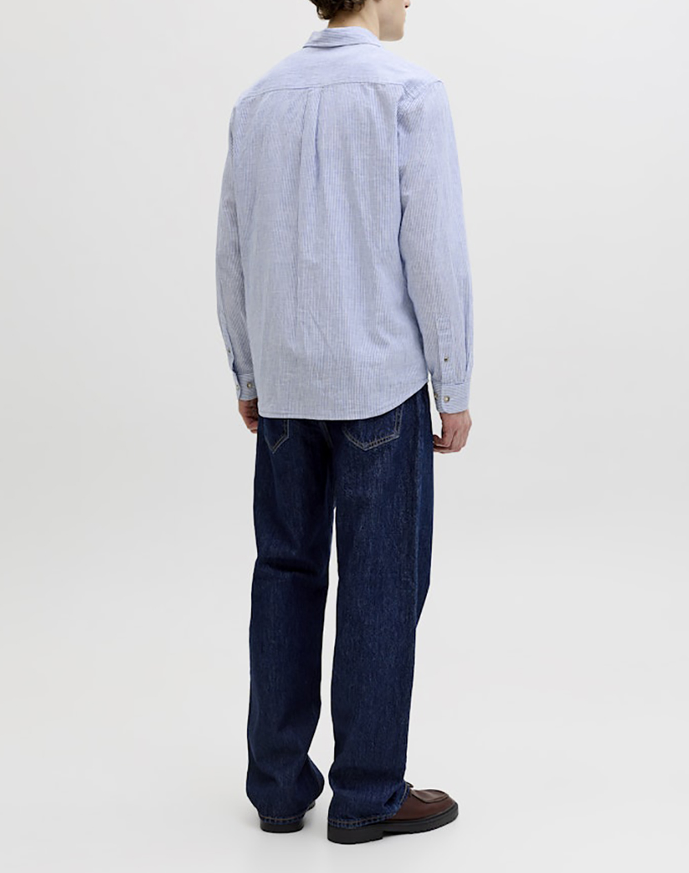 JACK&JONES JJESUMMER LINEN BLEND SHIRT L/S SN