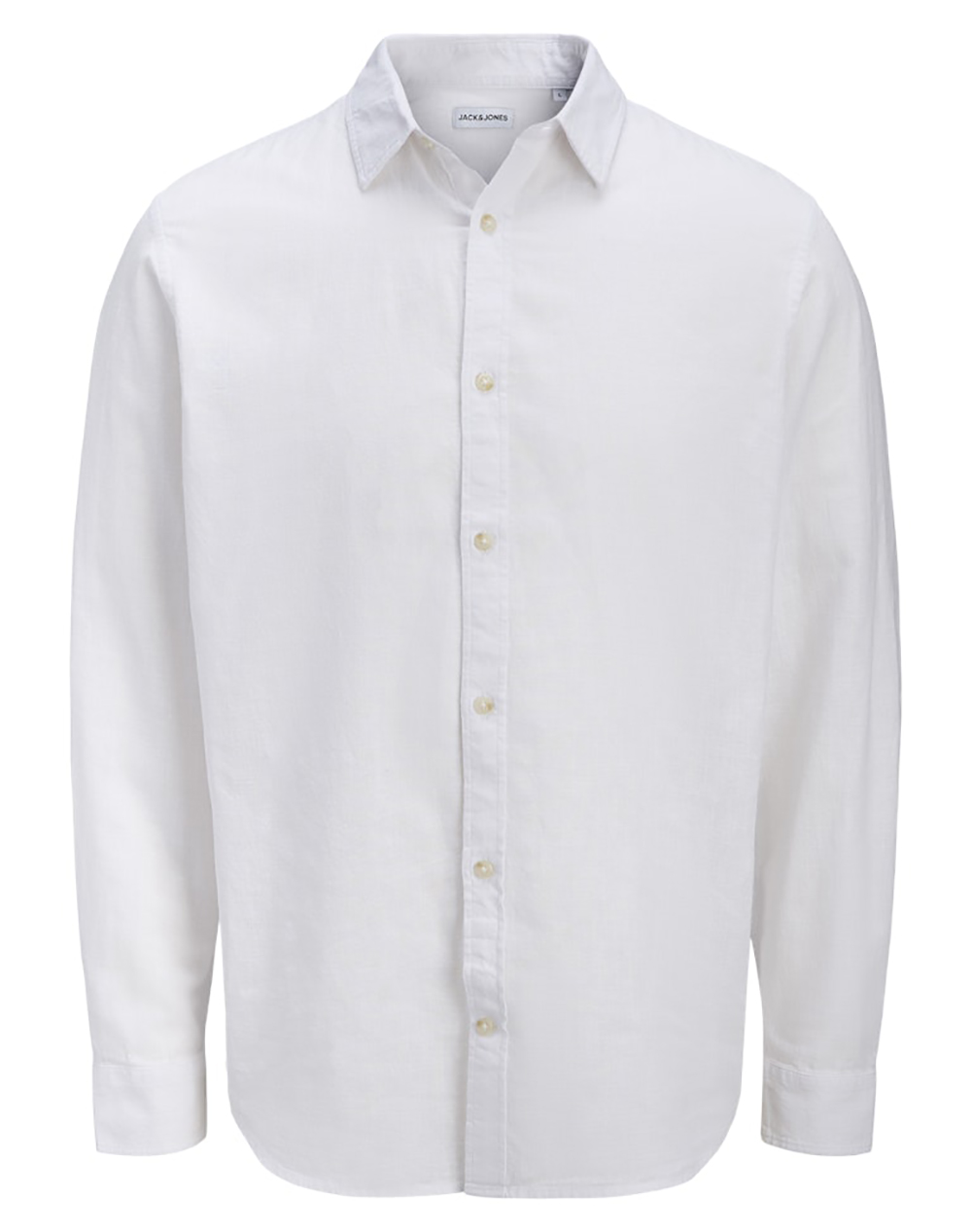 JACK&JONES JJESUMMER LINEN BLEND SHIRT L/S SN