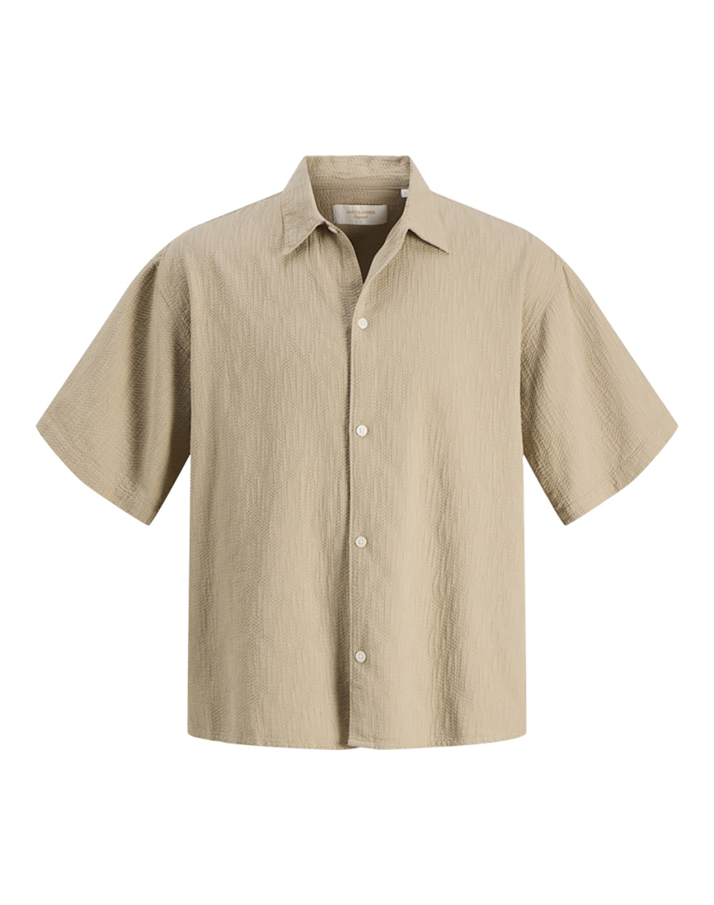 JACK&JONES JORMONTAUK WAVY TEXTURE SHIRT SS SN