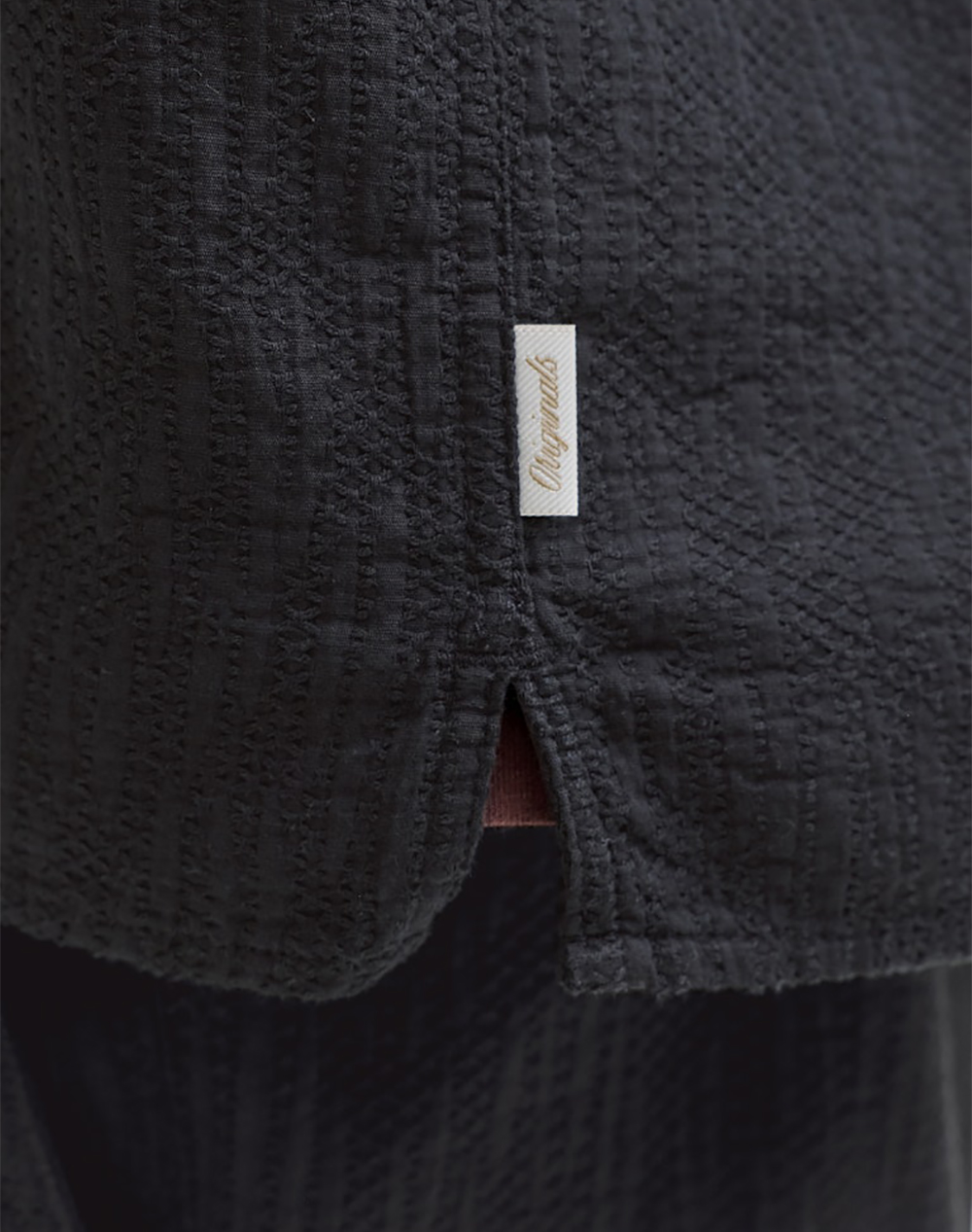 JACK&JONES JORMONTAUK WAVY TEXTURE SHIRT SS SN