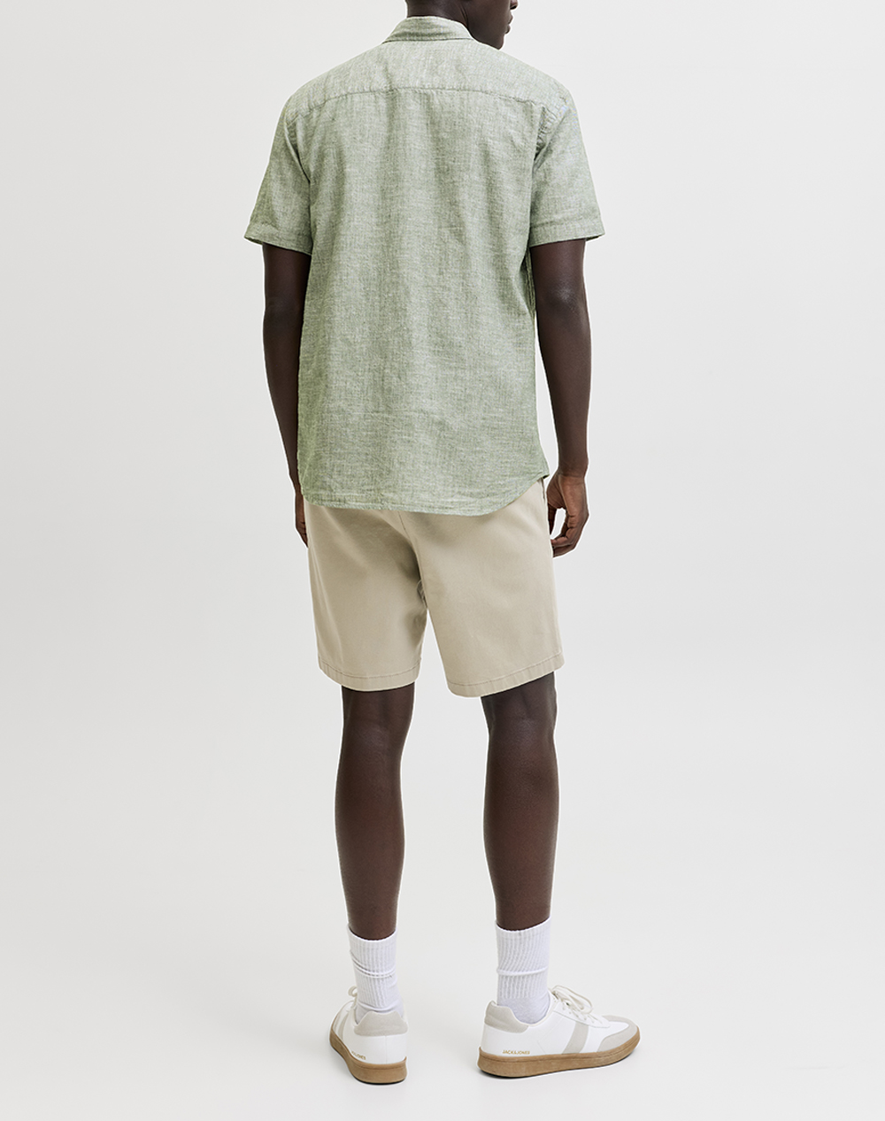 JACK&JONES JPRBLUSUMMER LIN. BL. SHIELD SS SHIRT SN