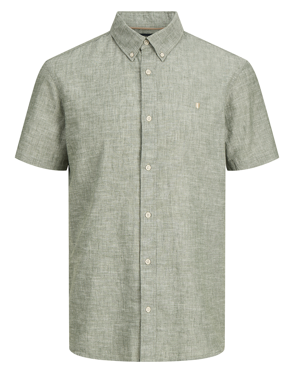 JACK&JONES JPRBLUSUMMER LIN. BL. SHIELD SS SHIRT SN