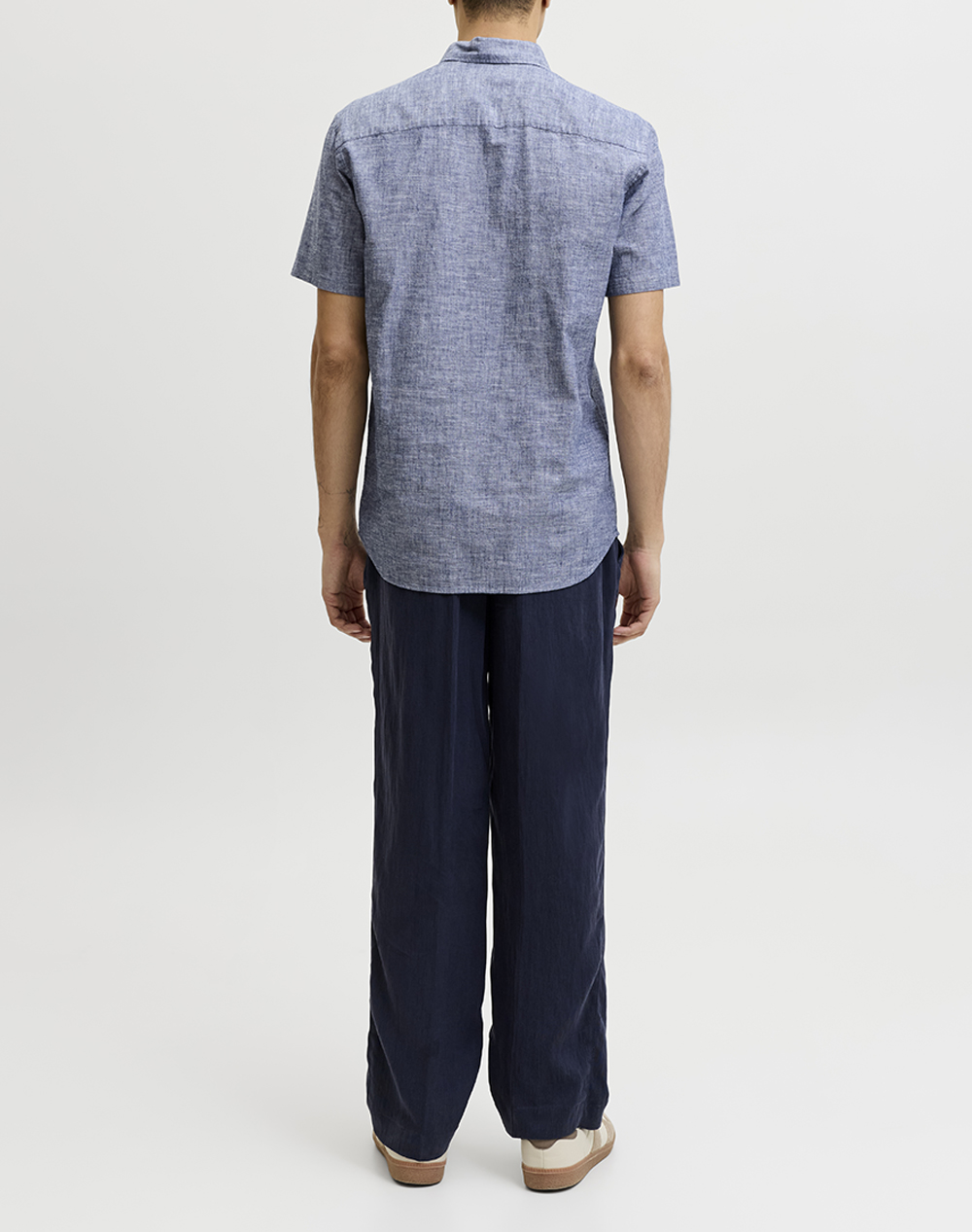 JACK&JONES JPRBLUSUMMER LIN. BL. SHIELD SS SHIRT SN
