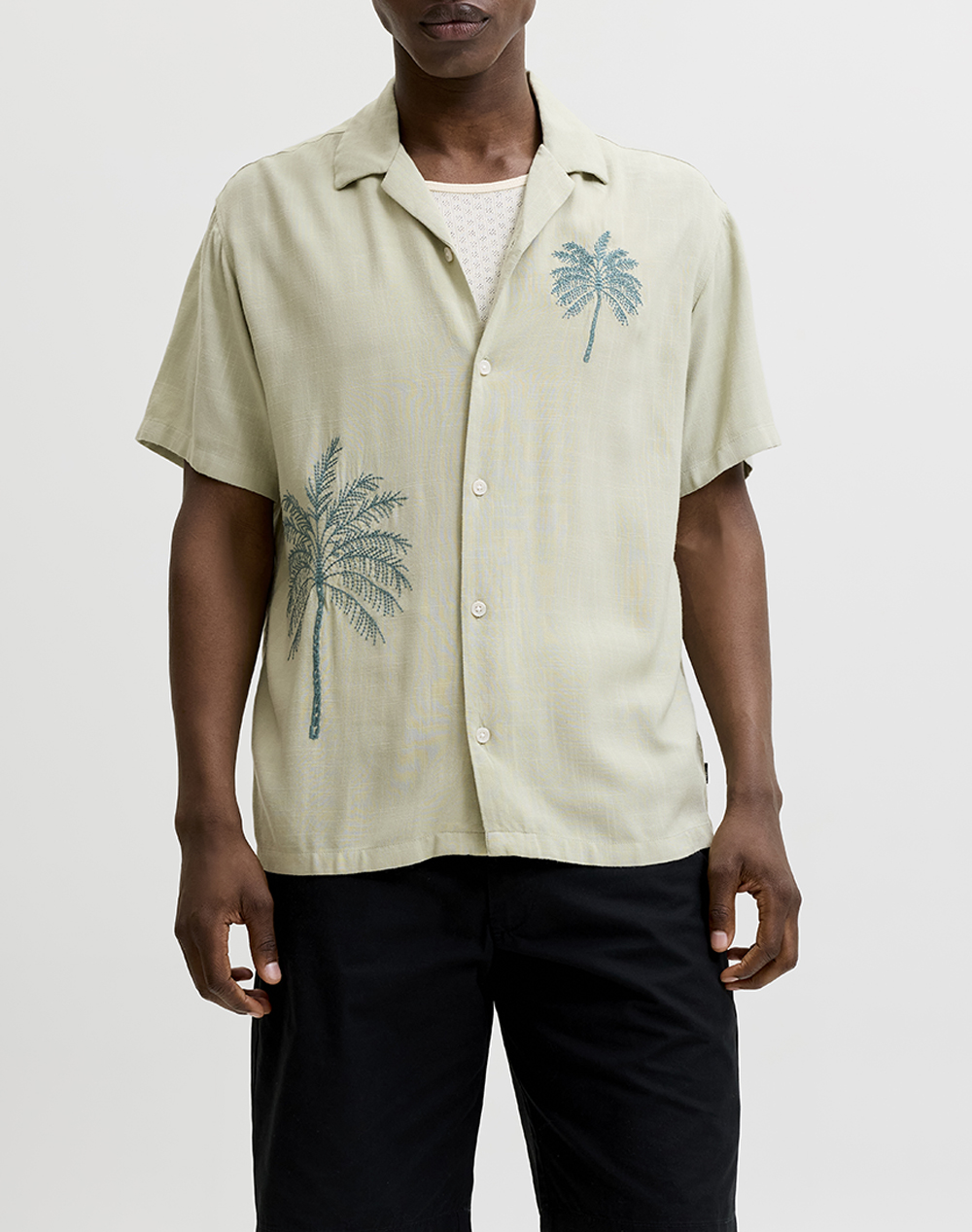 JACK&JONES JPRBLAFRED PLACEMENT S/S SHIRT