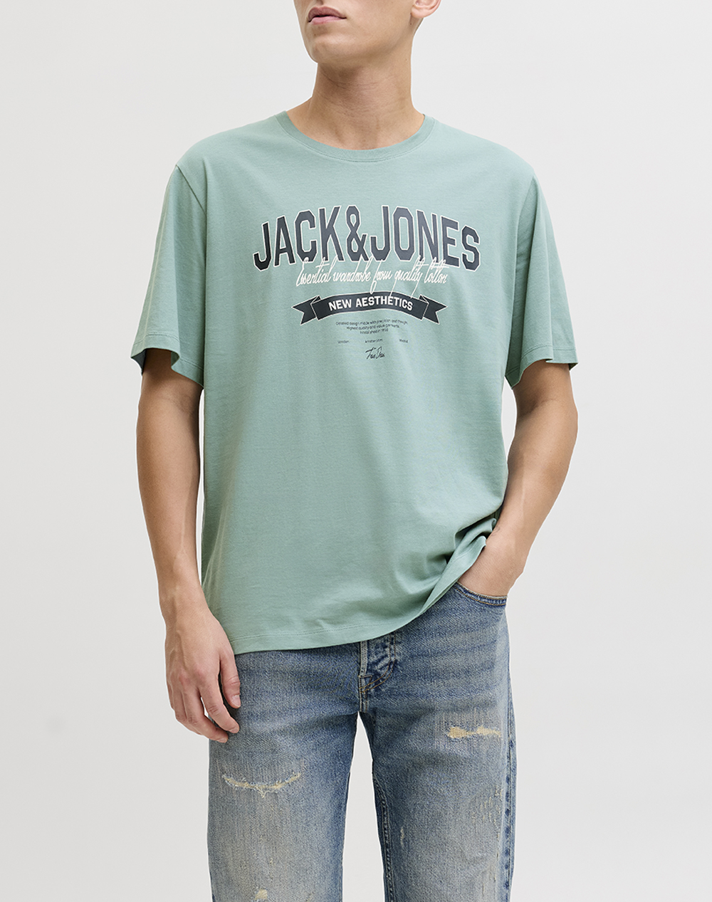 JACK&JONES JJELOGO TEE SS O-NECK 2 COL SS26 SN