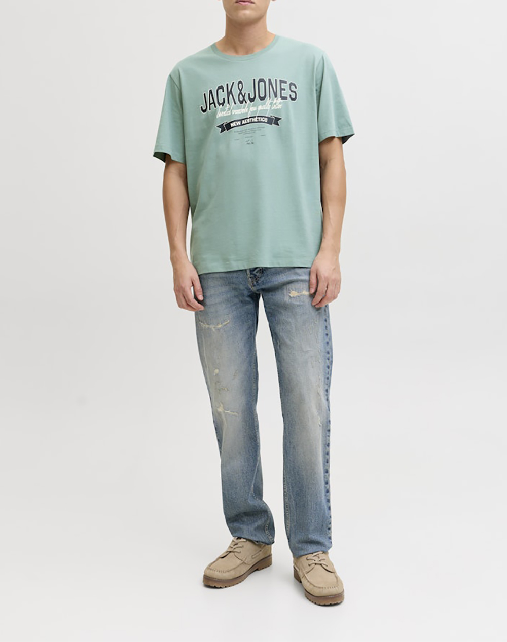 JACK&JONES JJELOGO TEE SS O-NECK 2 COL SS26 SN