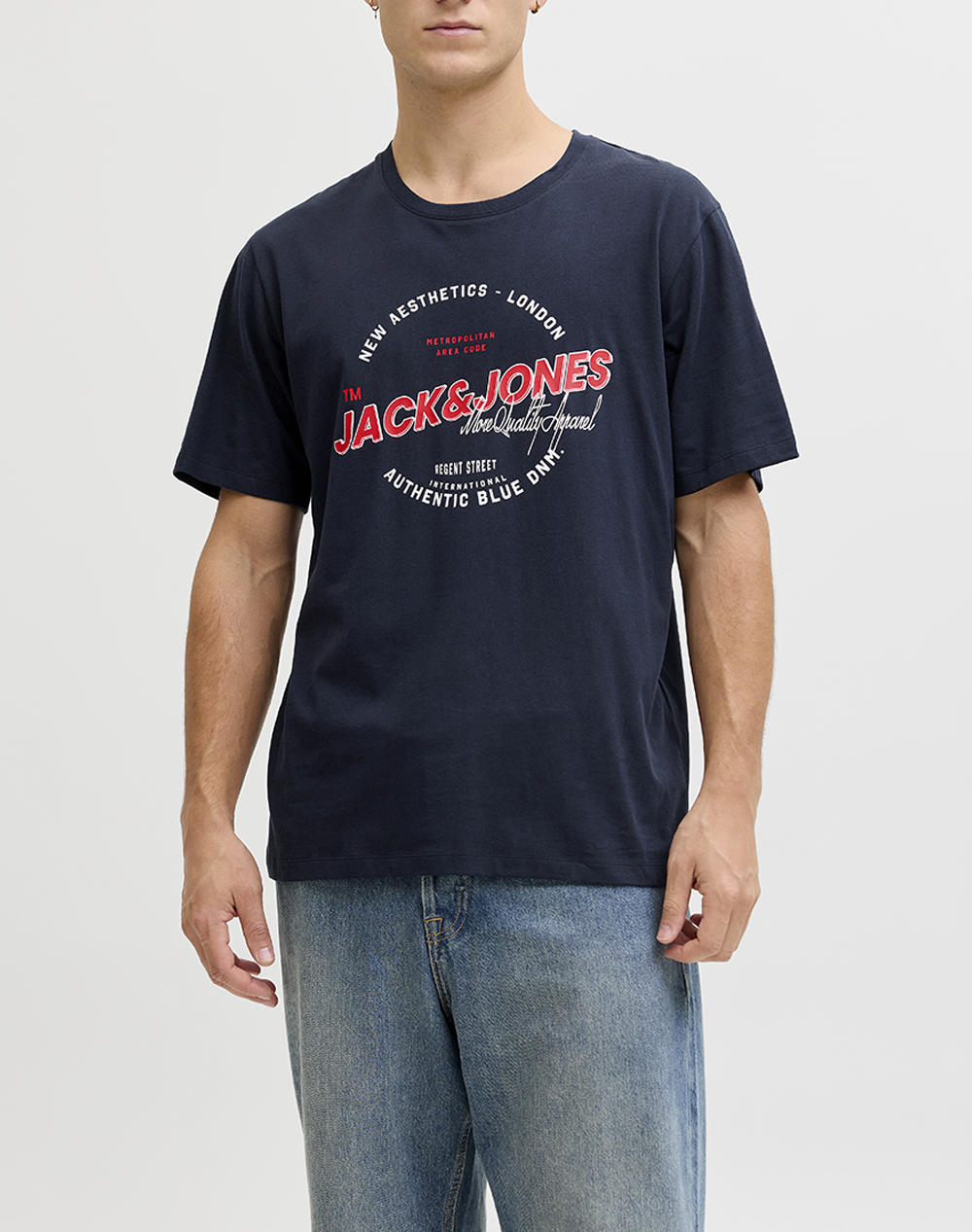 JACK&JONES JJELOGO TEE SS O-NECK 2 COL SS26 SN