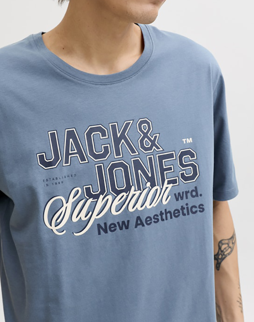 JACK&JONES JJELOGO TEE SS O-NECK 2 COL SS26 SN