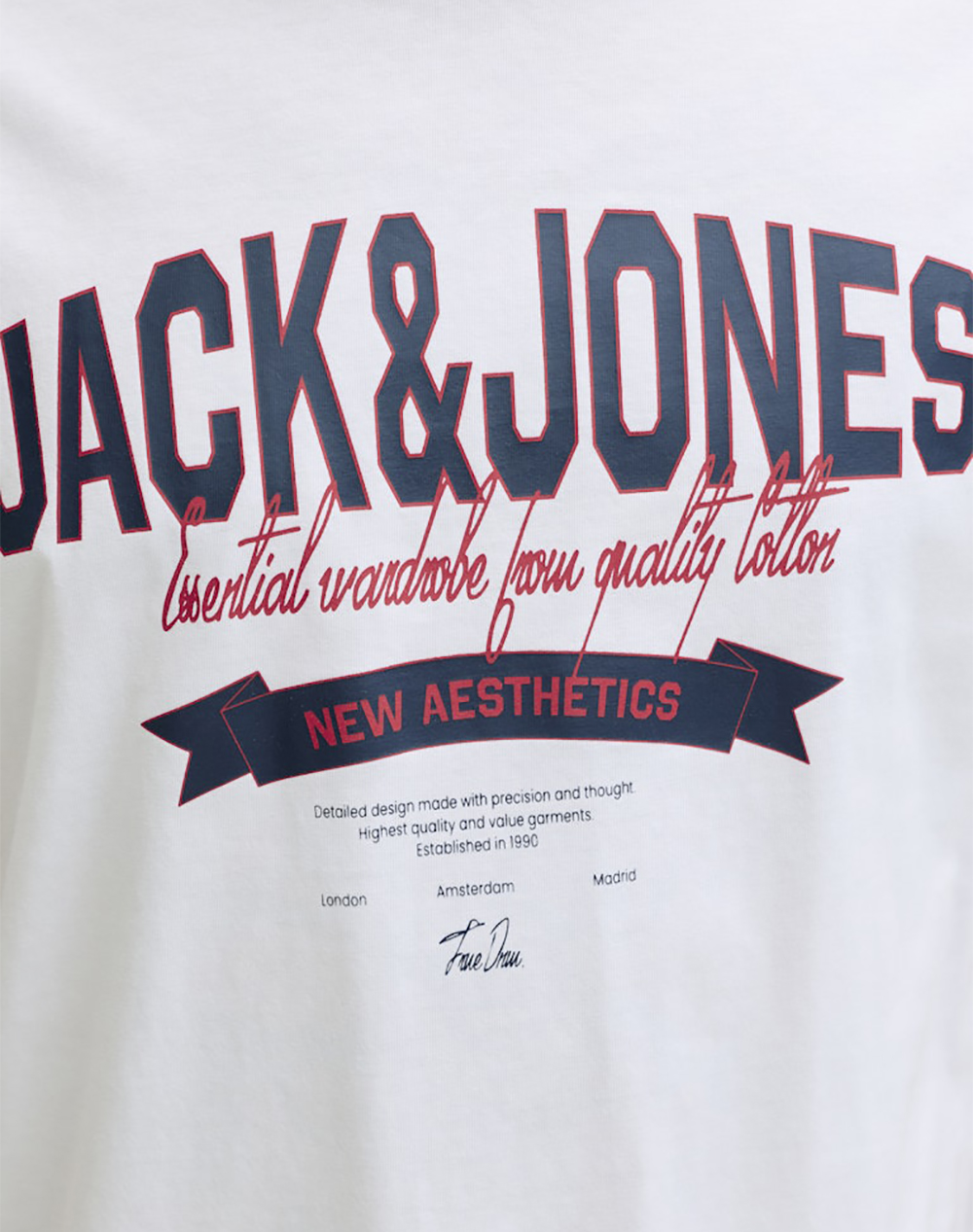 JACK&JONES JJELOGO TEE SS O-NECK 2 COL SS26 SN