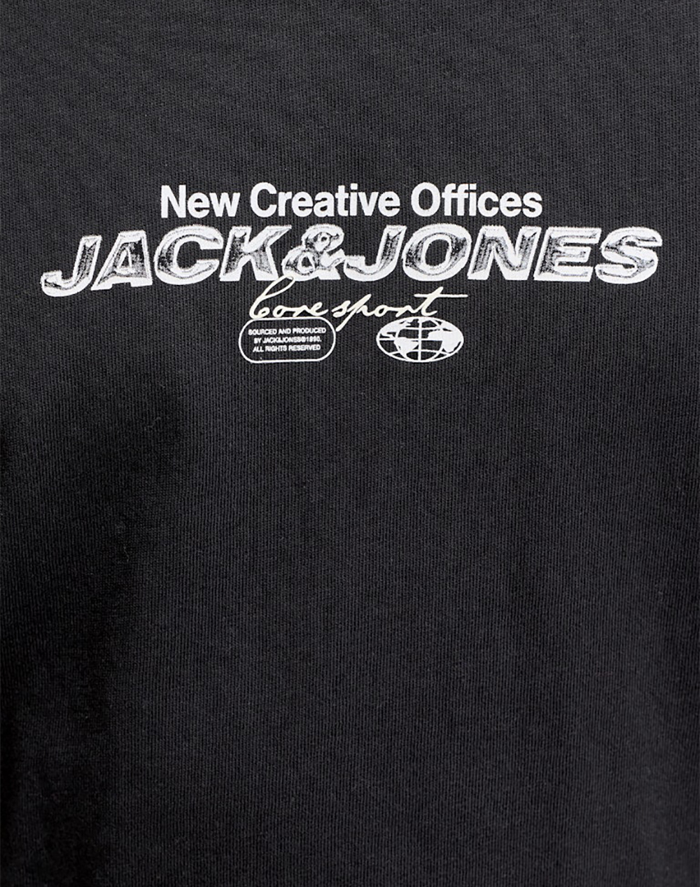 JACK&JONES JCOMINERAL SMALL FRONT PRINT TEE SS CREW