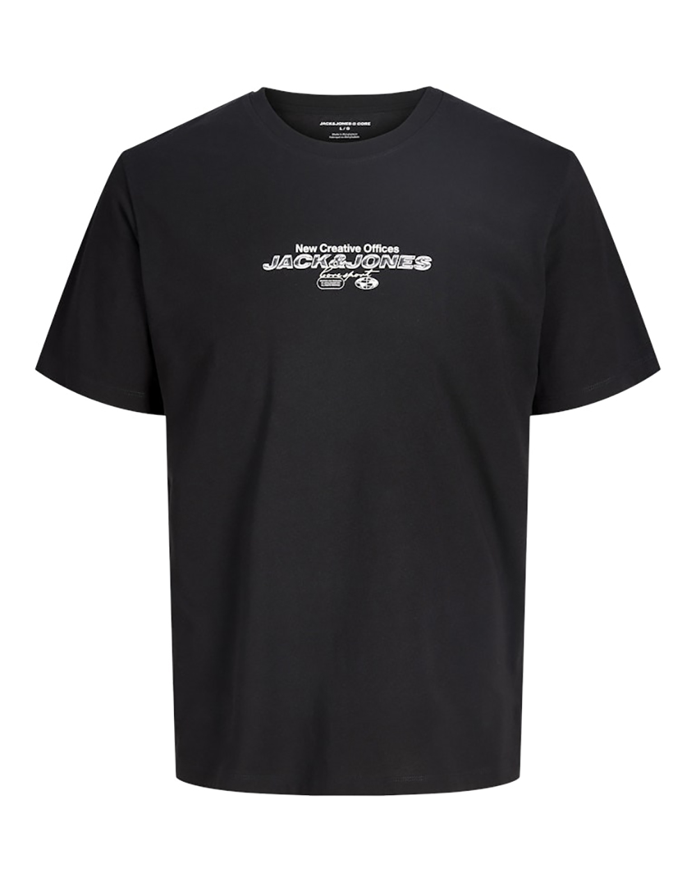 JACK&JONES JCOMINERAL SMALL FRONT PRINT TEE SS CREW