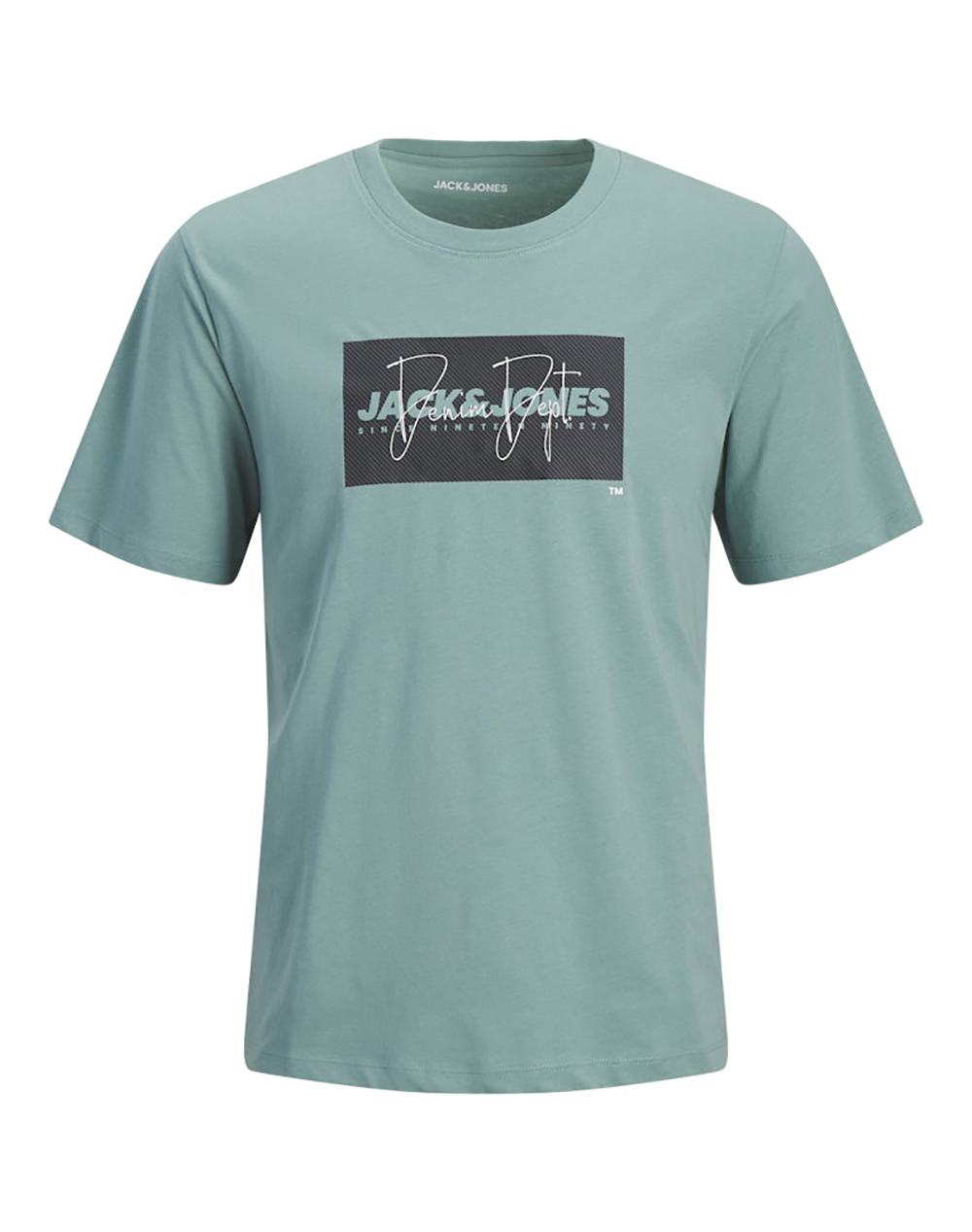 JACK&JONES JJCOLE PRINT TEE SS CREW NECK LN