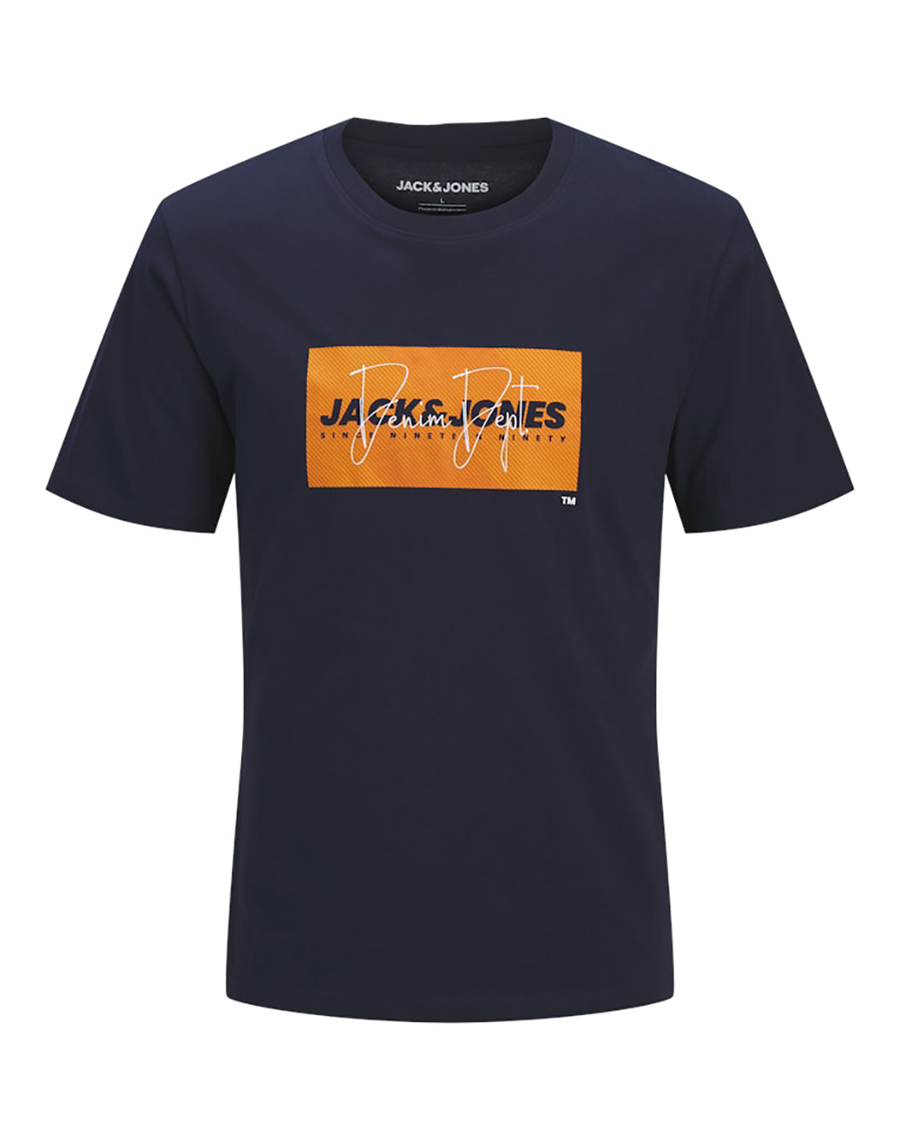 JACK&JONES JJCOLE PRINT TEE SS CREW NECK LN