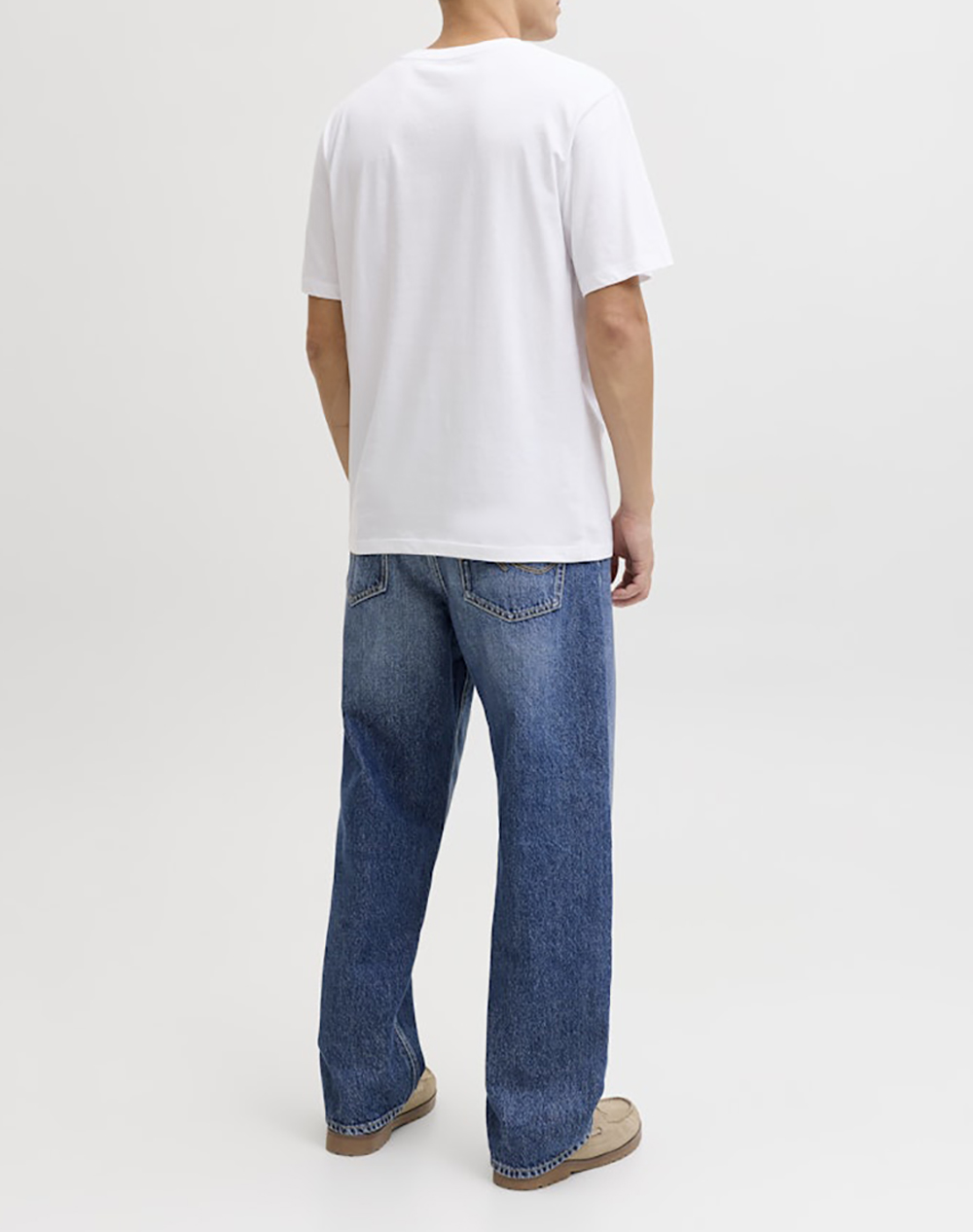 JACK&JONES JJCOLE PRINT TEE SS CREW NECK LN