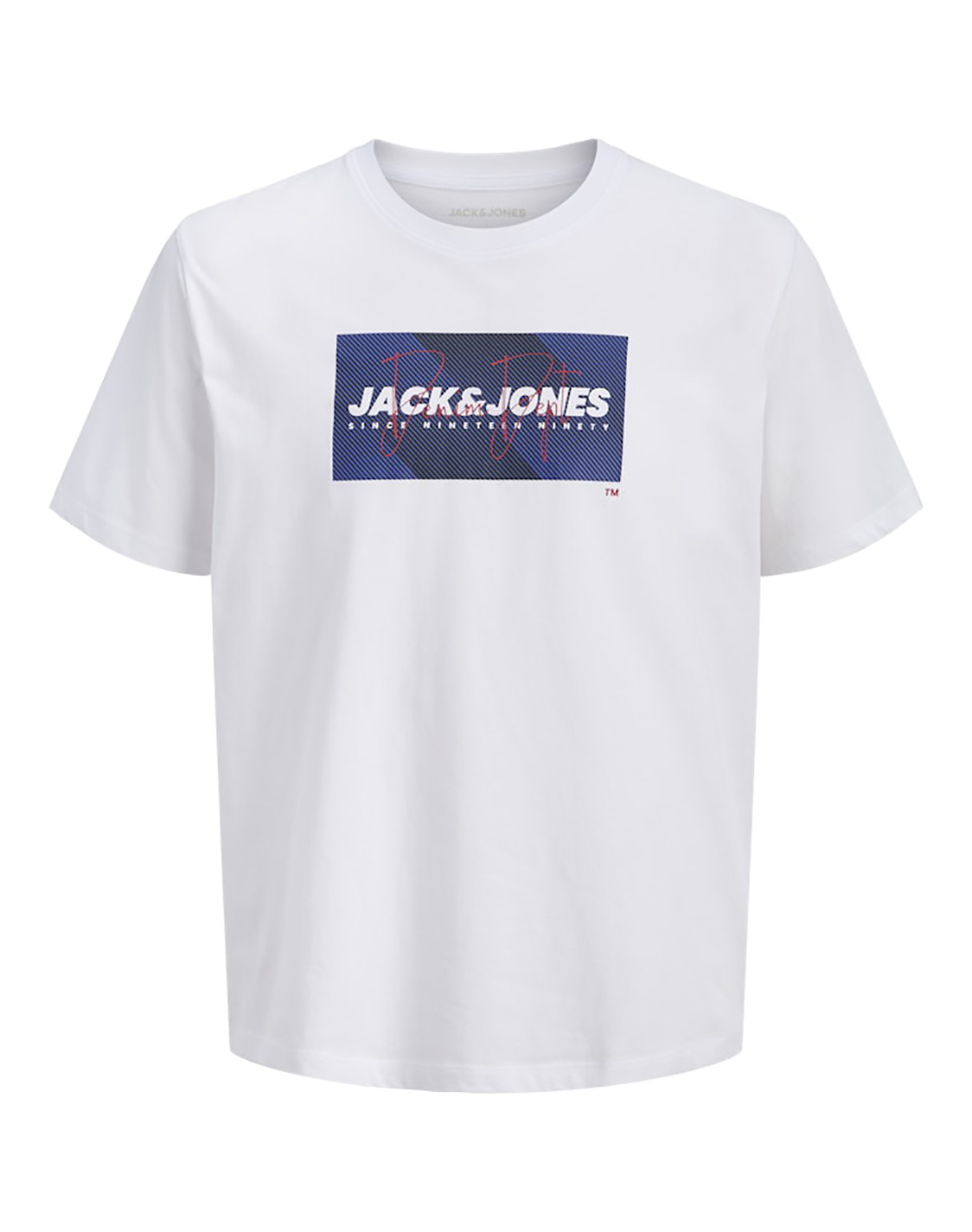 JACK&JONES JJCOLE PRINT TEE SS CREW NECK LN