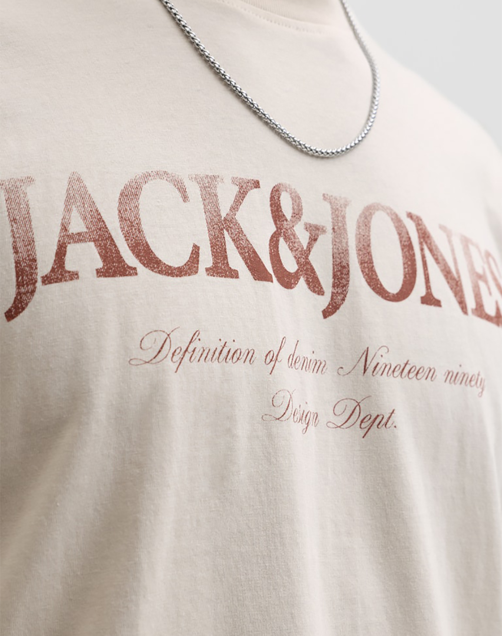 JACK&JONES JJDEVIN DAYTONA PRINT TEE SS CREW LN