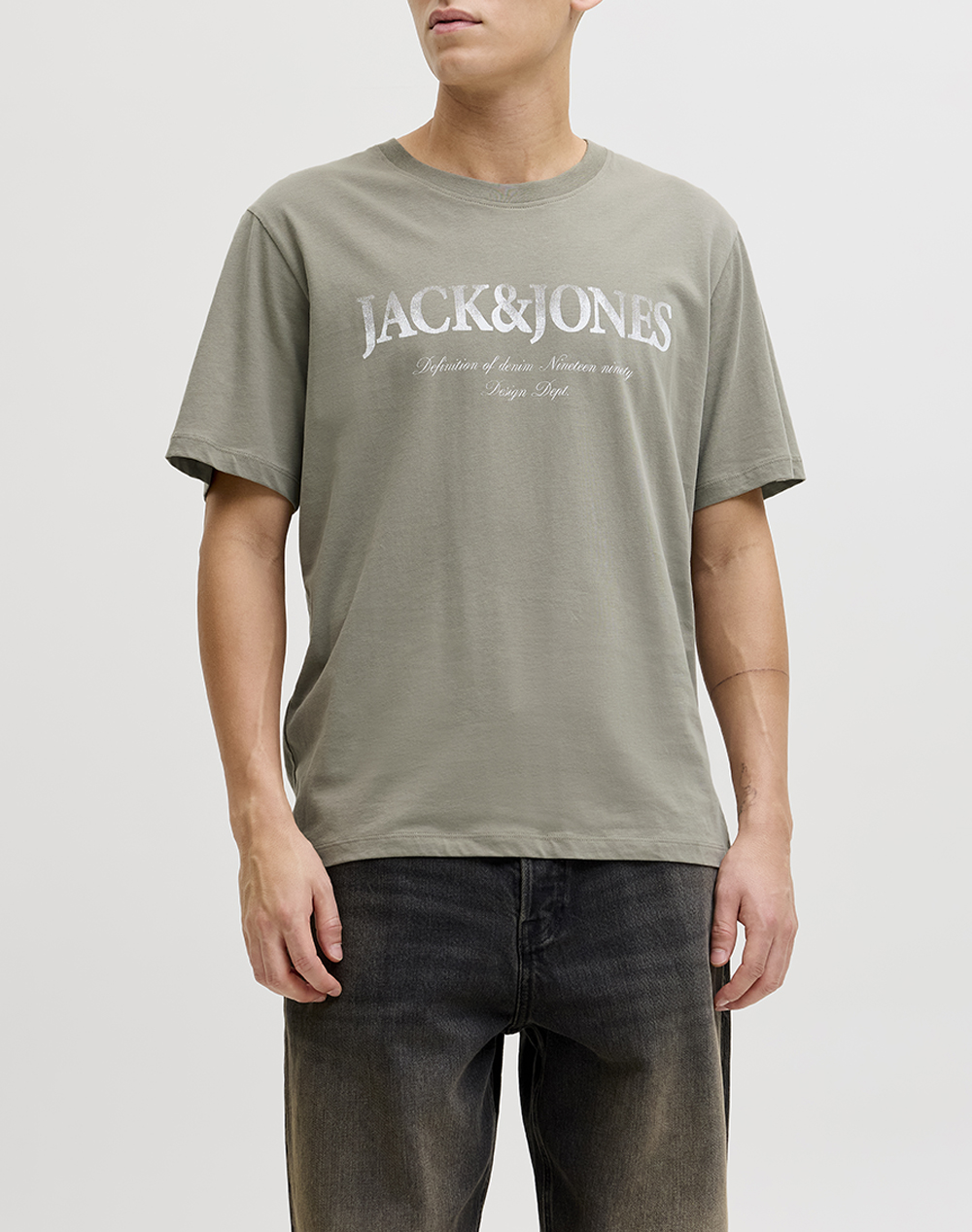 JACK&JONES JJDEVIN DAYTONA PRINT TEE SS CREW LN