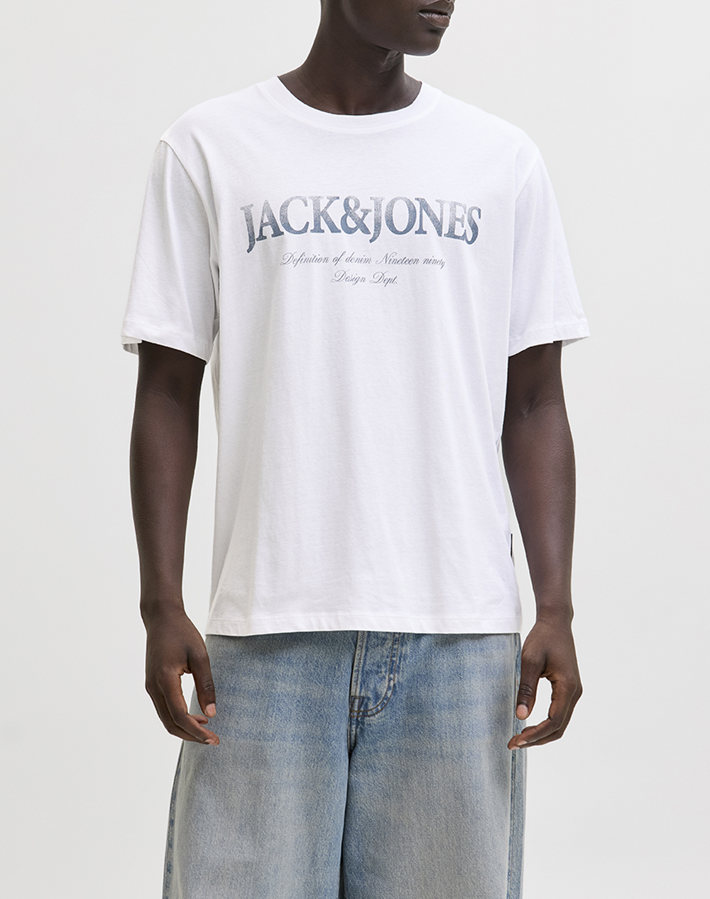 JACK&JONES JJDEVIN DAYTONA PRINT TEE SS CREW LN