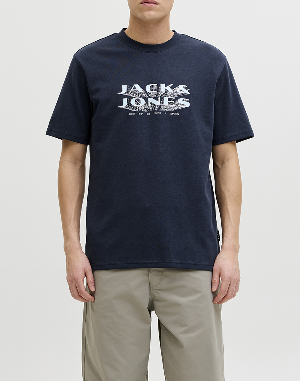 JACK&JONES JCOFUSION JJ BRANDING TEE SS CREW NECK