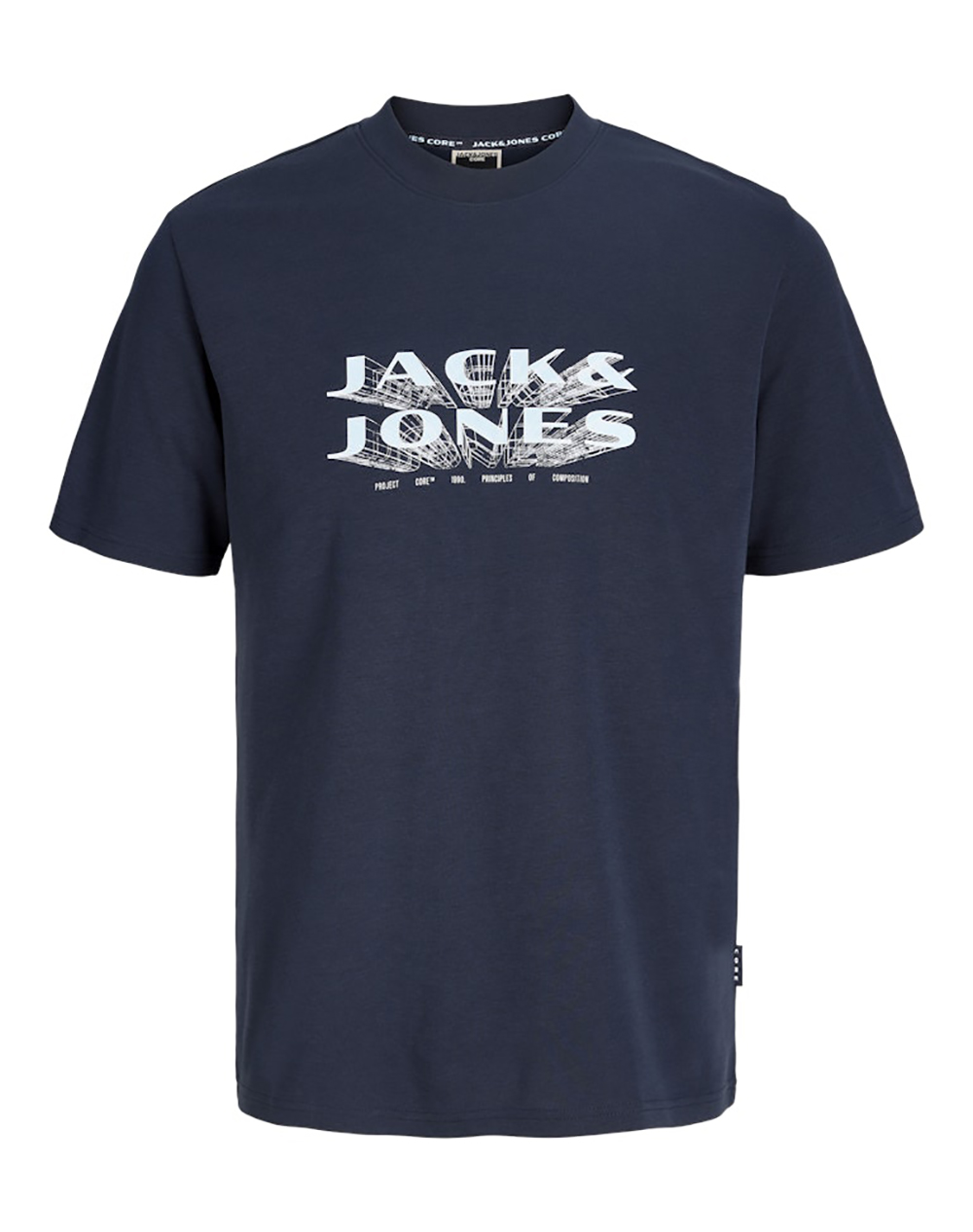 JACK&JONES JCOFUSION JJ BRANDING TEE SS CREW NECK