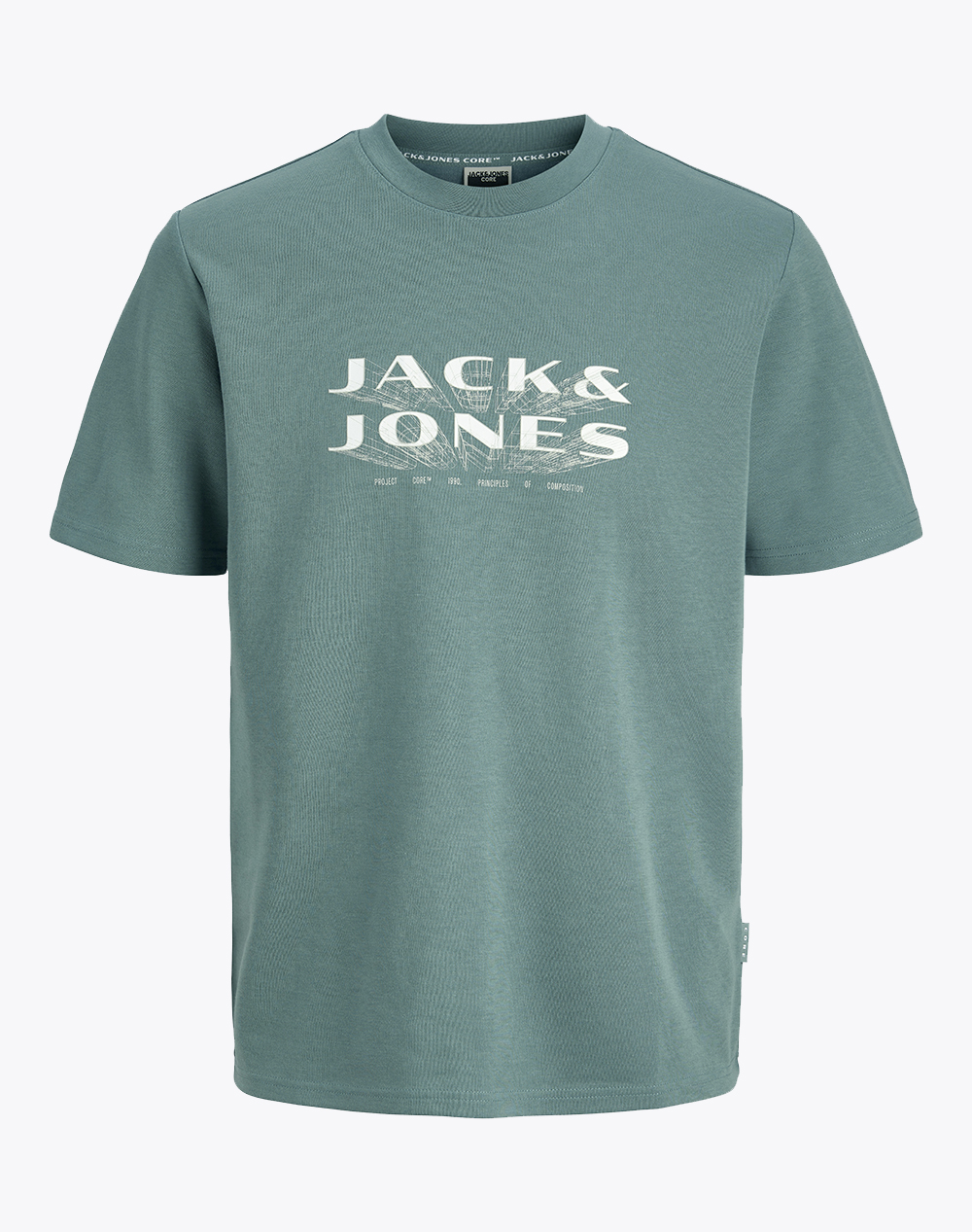 JACK&JONES JCOFUSION JJ BRANDING TEE SS CREW NECK