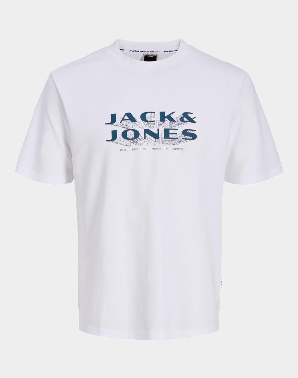 JACK&JONES JCOFUSION JJ BRANDING TEE SS CREW NECK