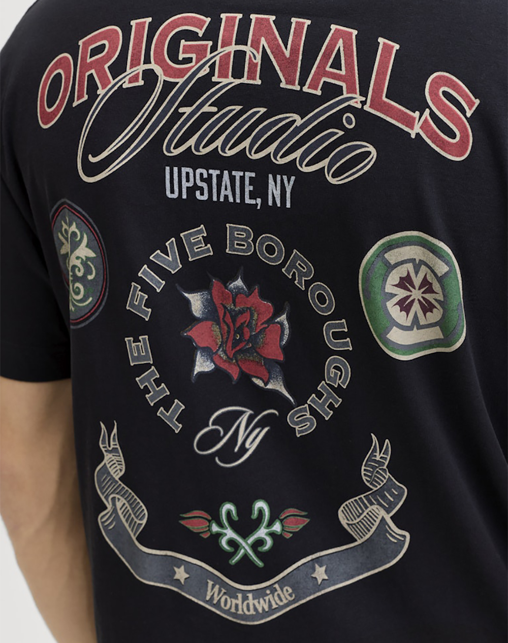 JACK&JONES JORUPSTATE GRAPHIC BACK TEE SS CN