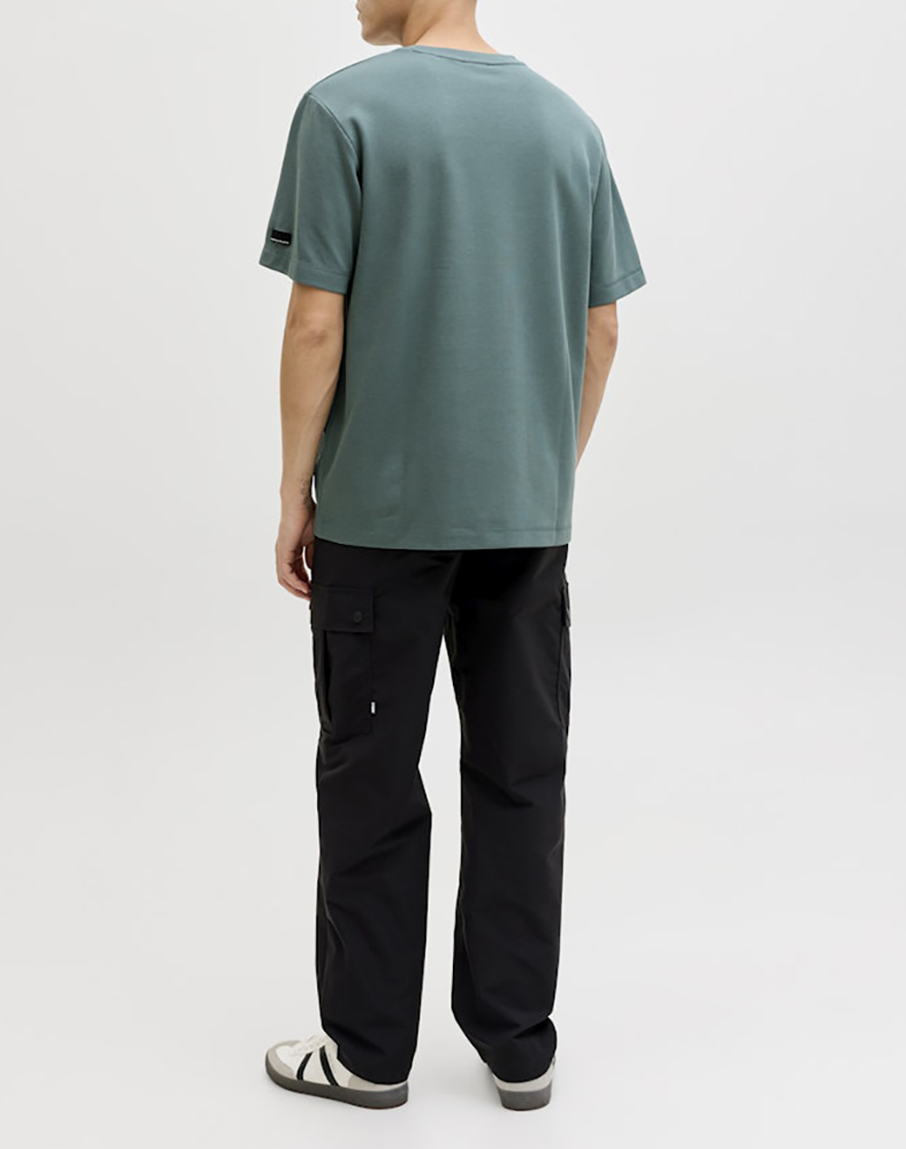 JACK&JONES JCOFUSION BADGE TEE SS CREW NECK LN