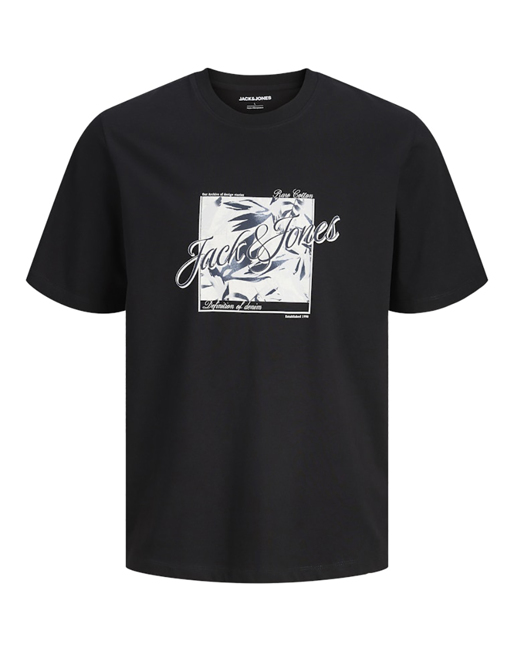 JACK&JONES JJHONOLULU SHAPE TEE SS CREW NECK LN