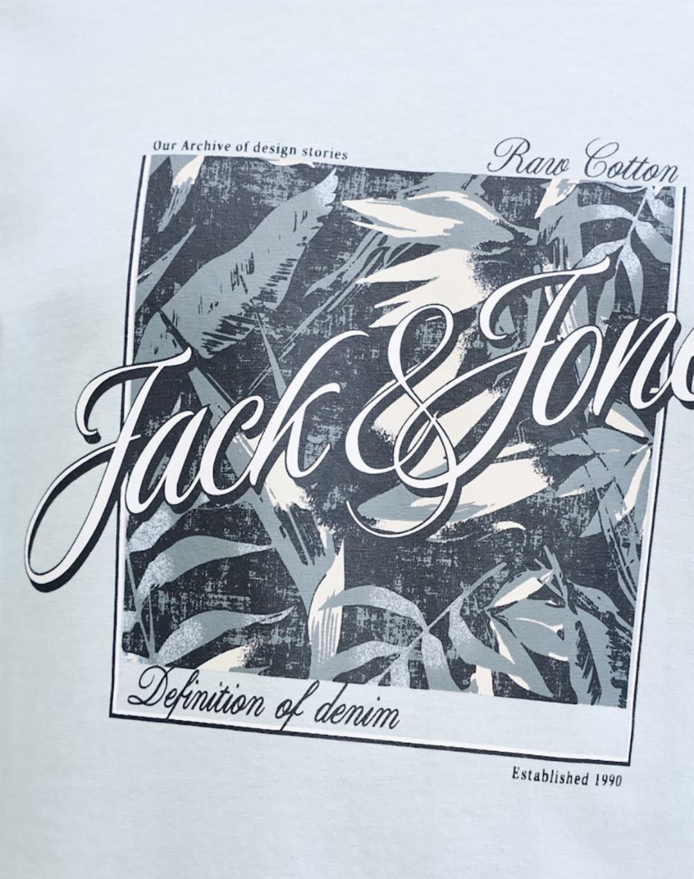 JACK&JONES JJHONOLULU SHAPE TEE SS CREW NECK LN