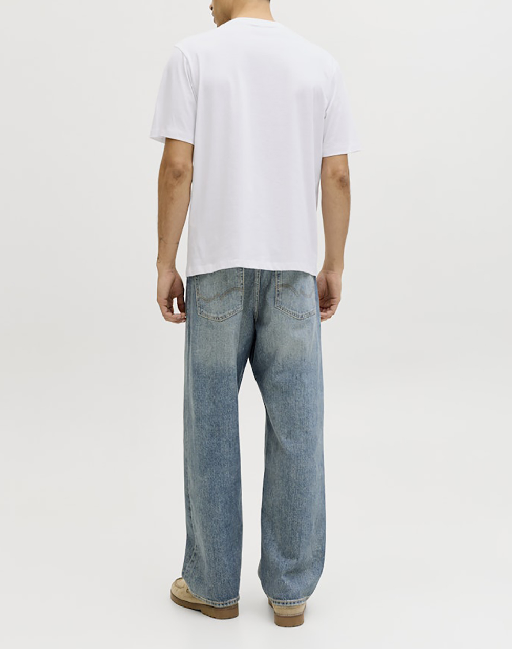 JACK&JONES JJHONOLULU SHAPE TEE SS CREW NECK LN