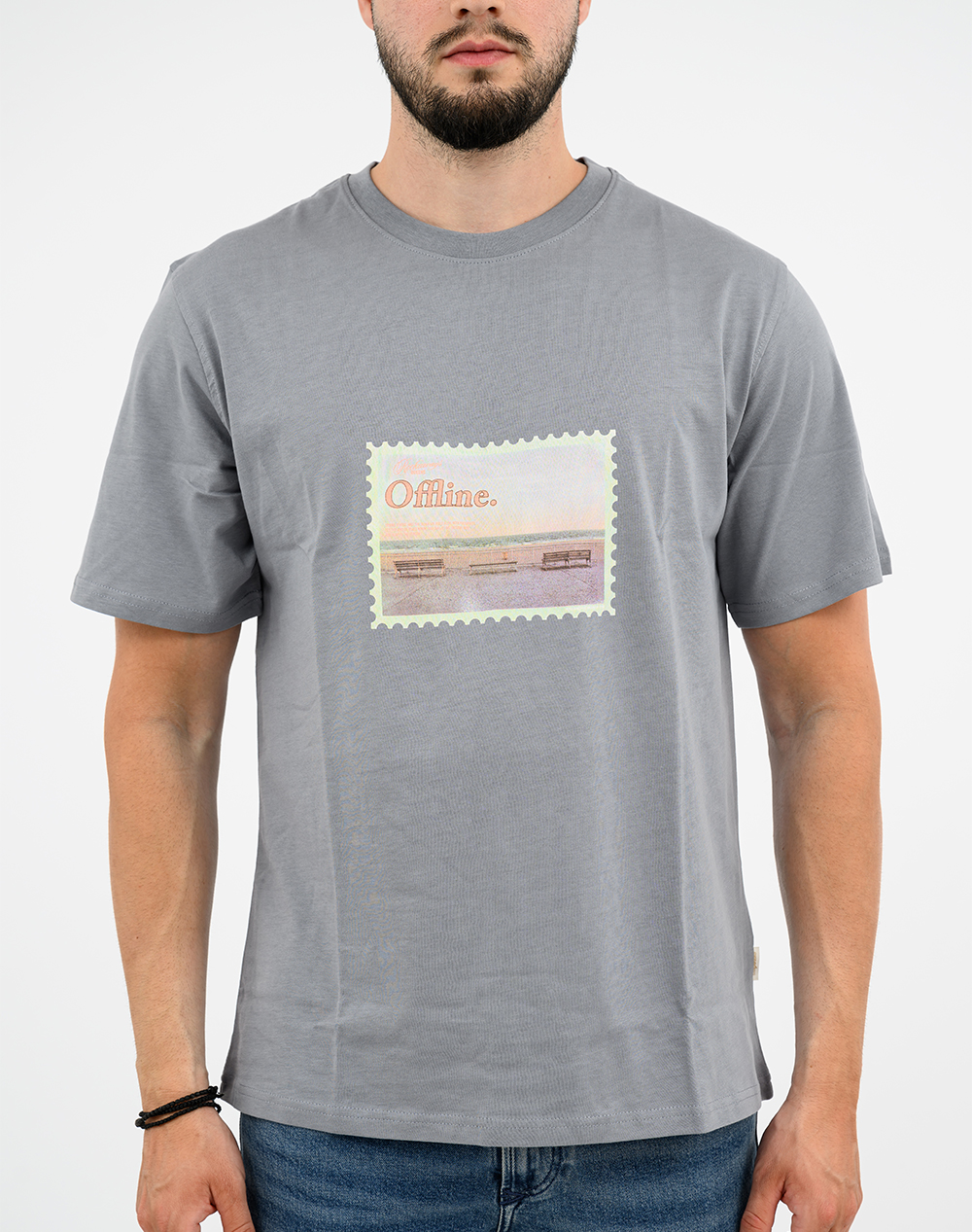 JACK&JONES JORMONTAUK PHOTO TEE SS CN