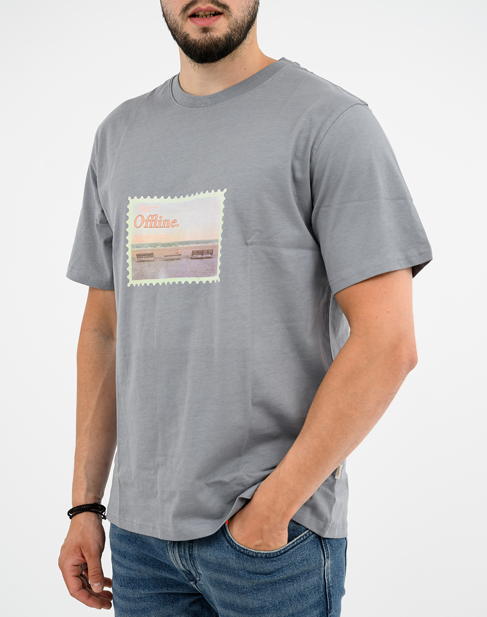 JACK&JONES JORMONTAUK PHOTO TEE SS CN