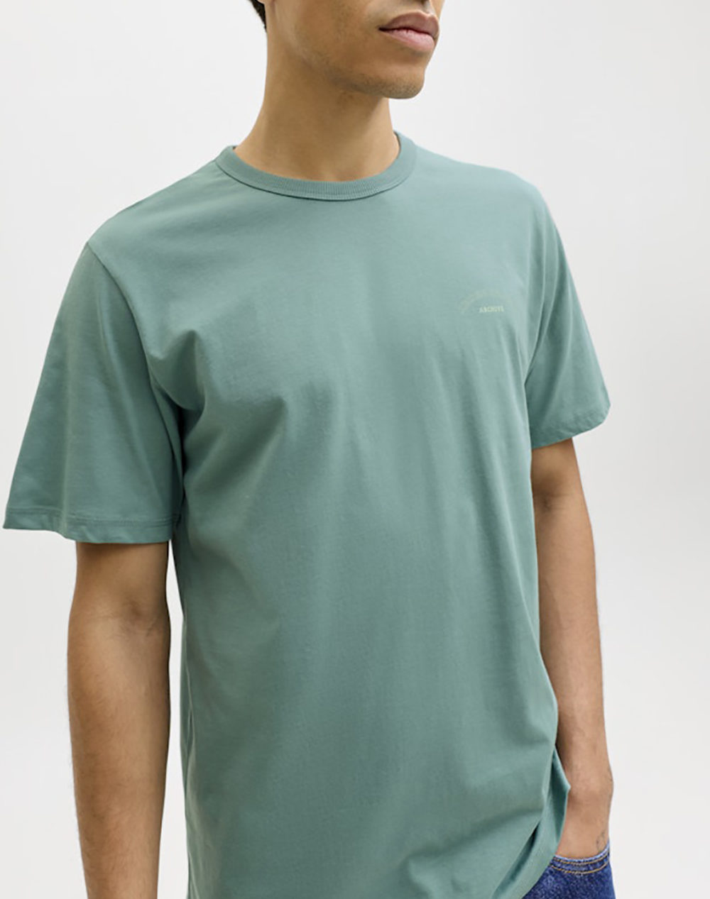 JACK&JONES JJCOLLEGE LOGO TEE SS CREW NECK