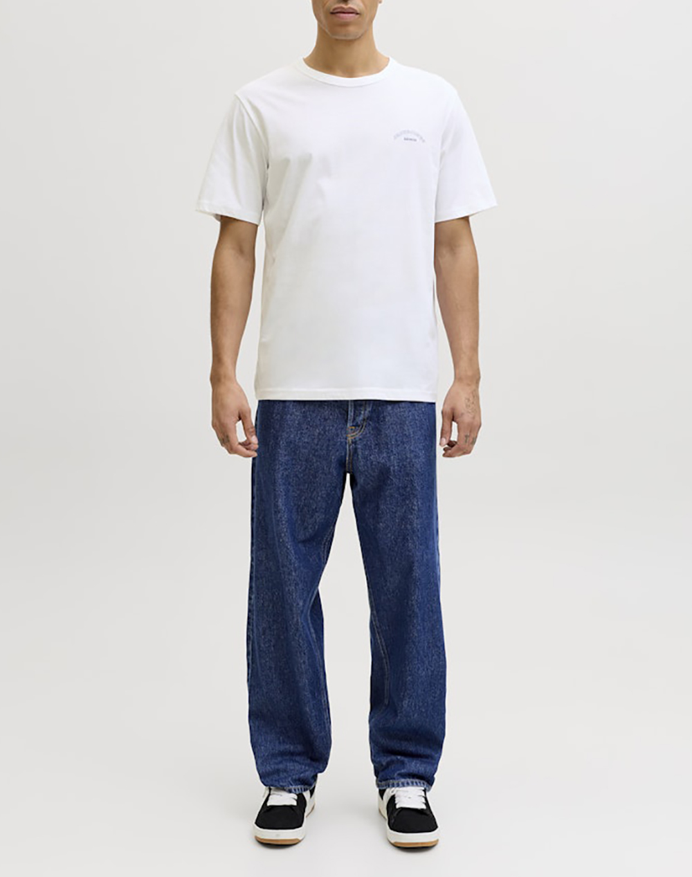 JACK&JONES JJCOLLEGE LOGO TEE SS CREW NECK