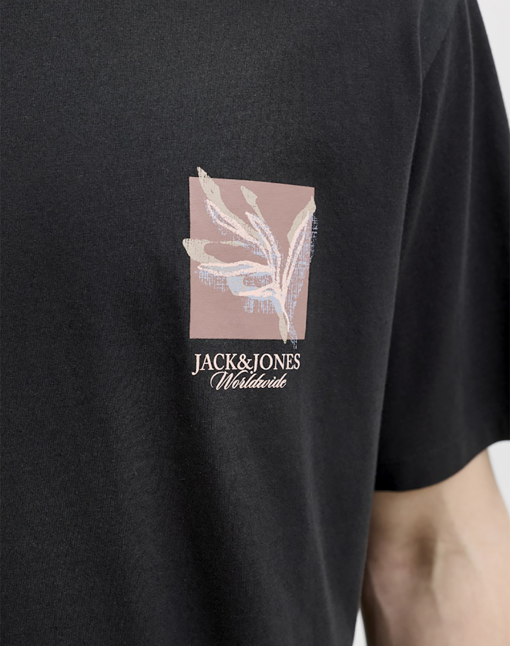 JACK&JONES JORMONTAUK CHESTIE TEE SS CREW NECK FST