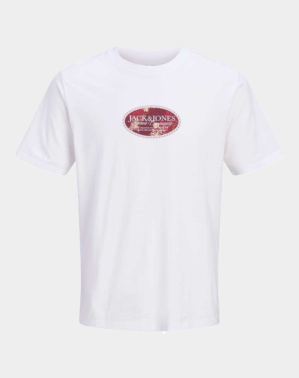 JACK&JONES JORMONTAUK FRONT TEE SS CREW NECK FST