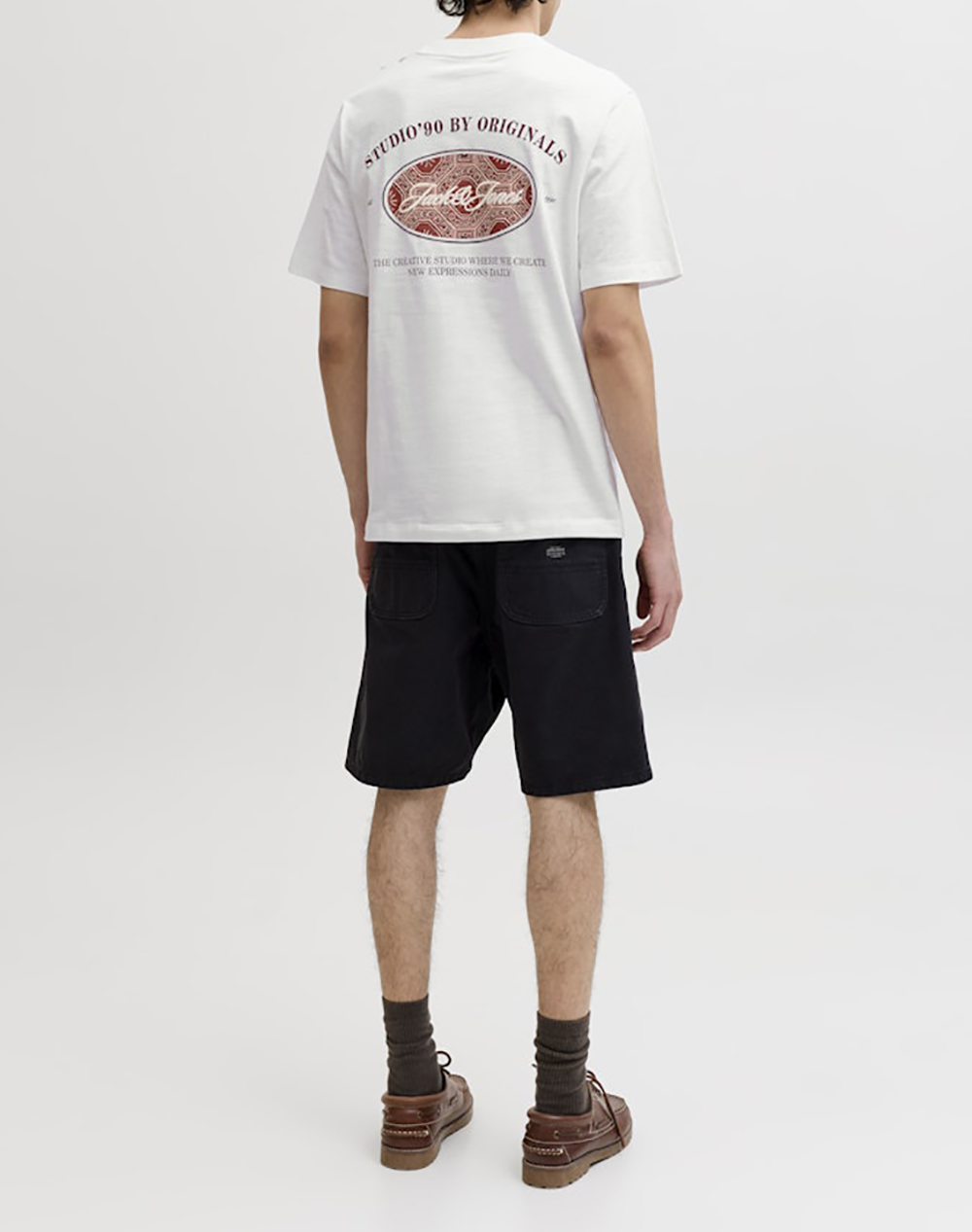 JACK&JONES JORCASSIS AOP ELEMENT TEE SS CN