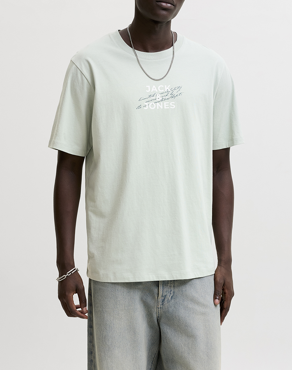 JACK&JONES JCOETERNA FRONT PRINT TEE SS CREW FST