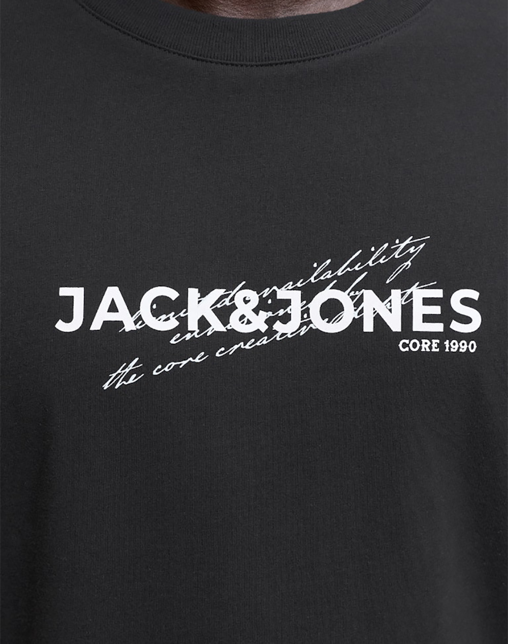 JACK&JONES JCOETERNA FRONT PRINT TEE SS CREW FST