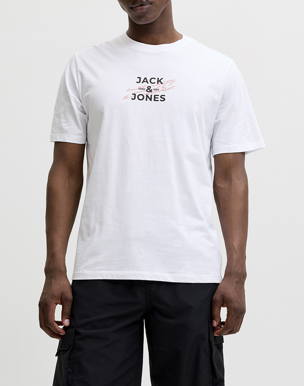 JACK&JONES JCOETERNA FRONT PRINT TEE SS CREW FST