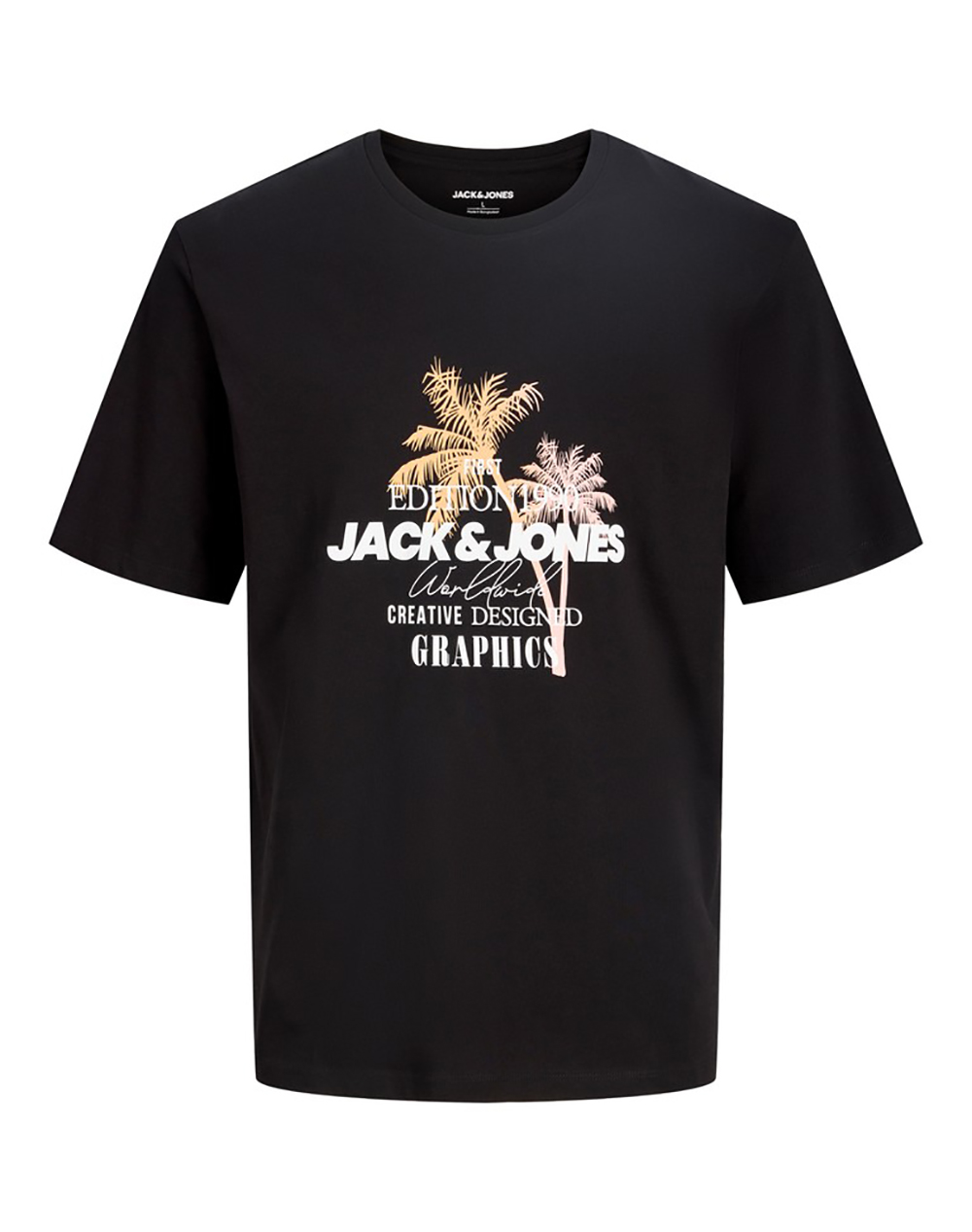 JACK&JONES JJGRADIENT PRINT TEE SS CREW NECK LN