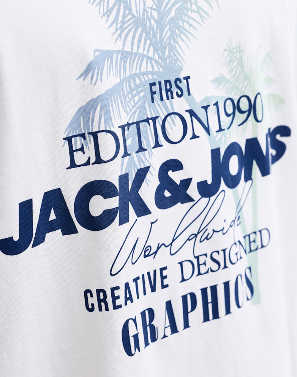 JACK&JONES JJGRADIENT PRINT TEE SS CREW NECK LN