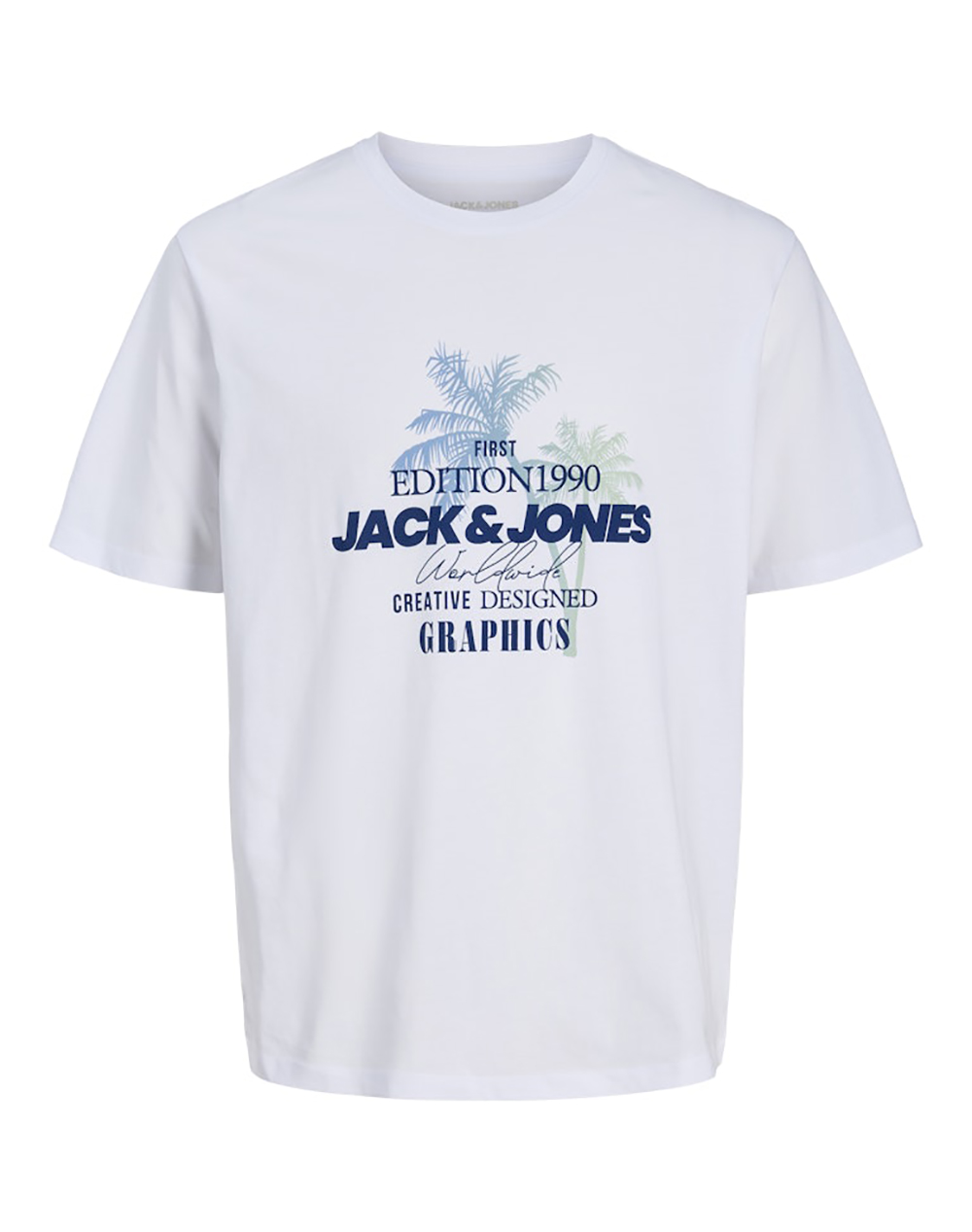 JACK&JONES JJGRADIENT PRINT TEE SS CREW NECK LN