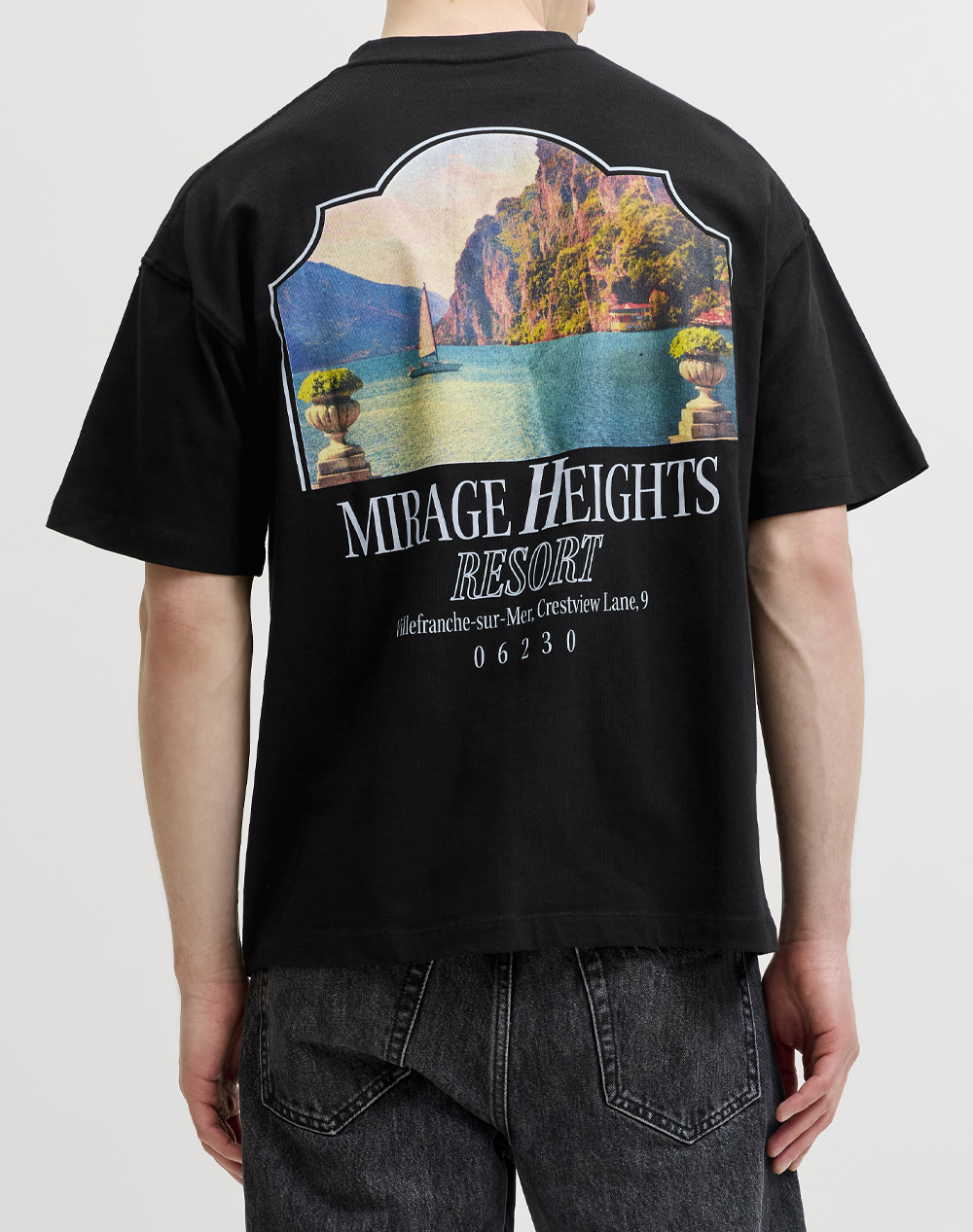 JACK & JONES JORSANREMO BACK TEE SS CREW NECK SN