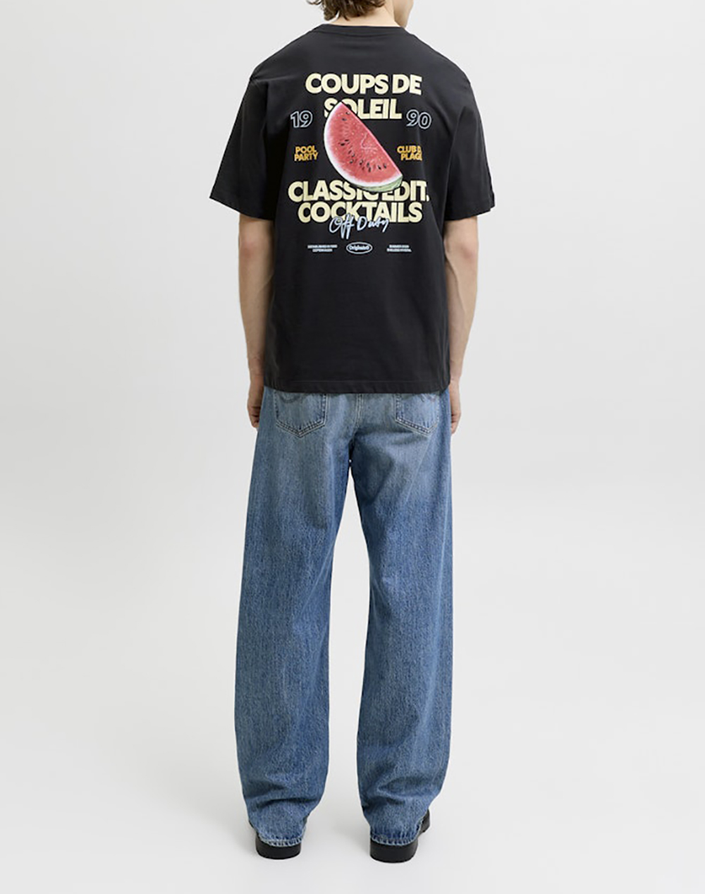 JACK&JONES JORRIVIERA VINTAGE POSTER BACK TEE SS CN
