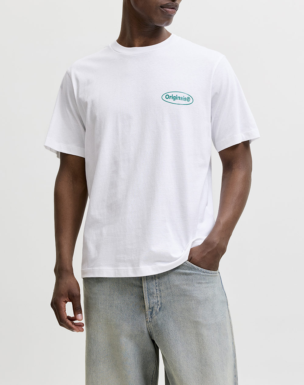 JACK&JONES JORRIVIERA VINTAGE POSTER BACK TEE SS CN