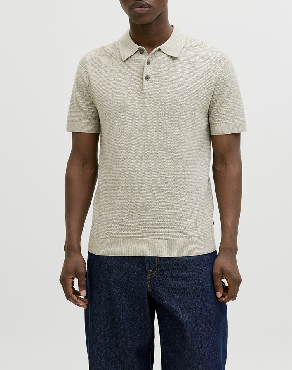 JACK&JONES JPRBLURILEY KNIT POLO SS SN
